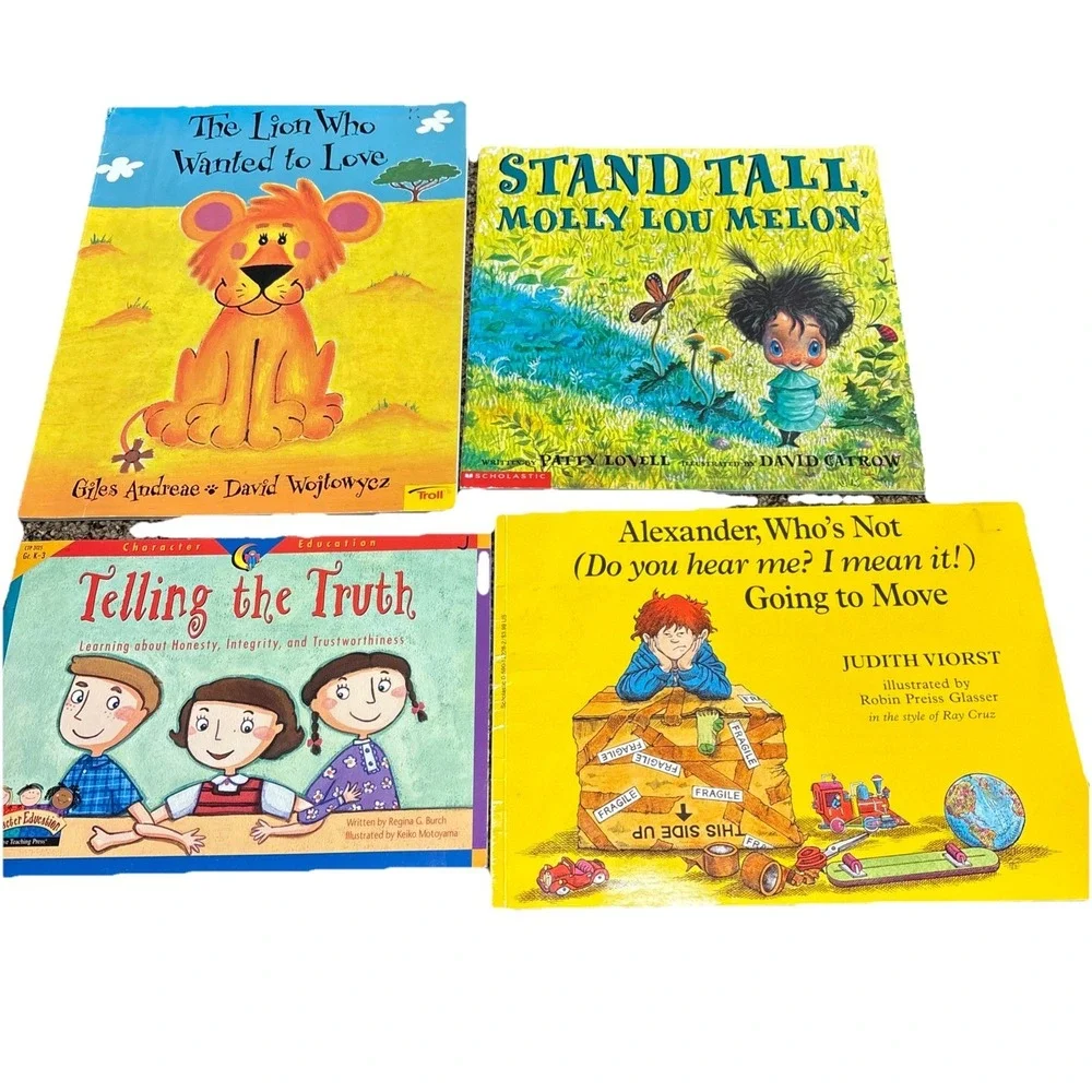 Lot 25 Childrens EMOTIONS FEELINGS SOCIAL Emotional SEL SKILLS  Picture Books
